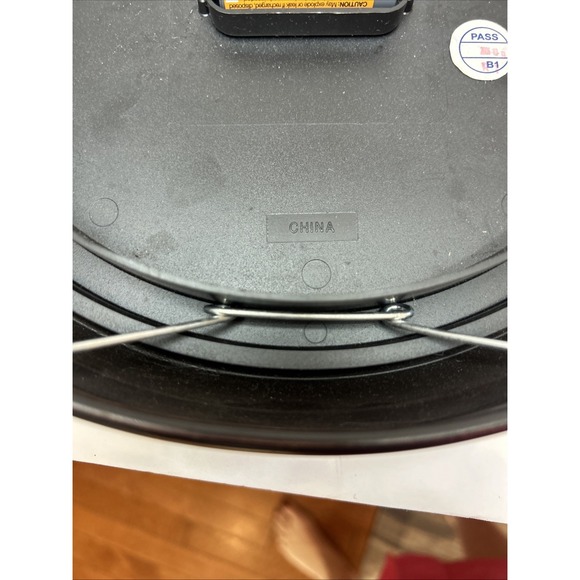 Working Metal Craft Marble Face/stained Glass Look Wall Clock Quartz Movement - Picture 6 of 6